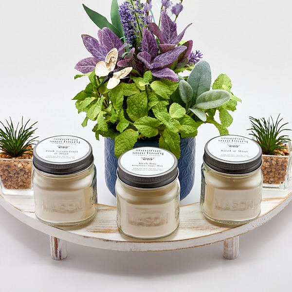 Basil & Mint Kitchen Candle - Image 3