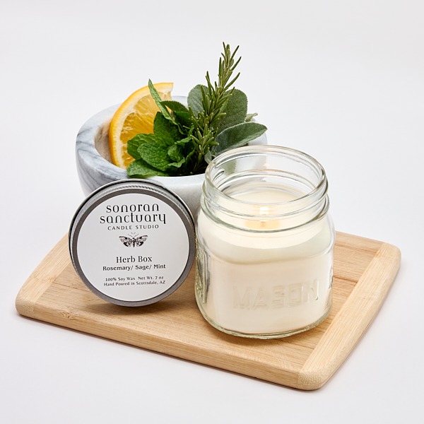 Herb Box Kitchen Candle - Image 2