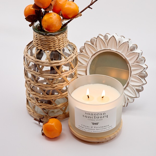 Citrus & Persimmon Tumbler Candle - Image 4