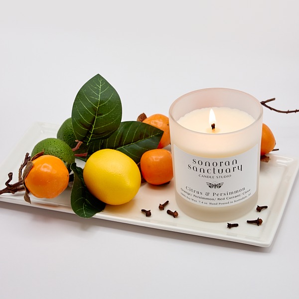 Citrus & Persimmon Tumbler Candle - Image 2