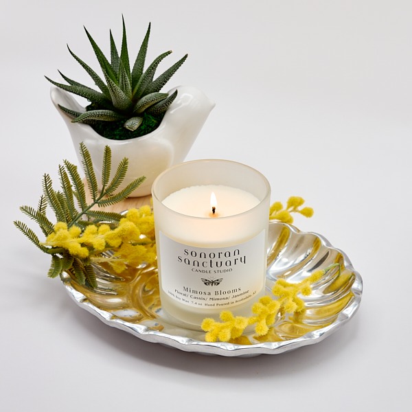 Mimosa Blooms Tumbler Candle - Image 2
