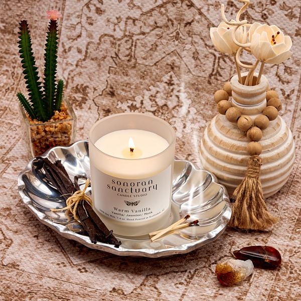 Warm Vanilla Tumbler Candle - Image 4